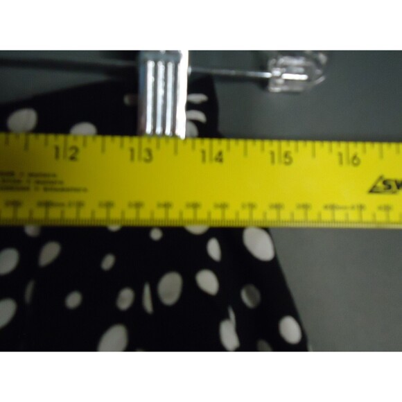 Forever 21 Essentials Black/White Polka Dot Pleated A Line Skirt Womens Size S/P - Picture 7 of 9